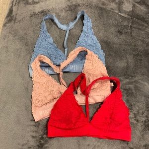 bundle of 3 PINK bralettes